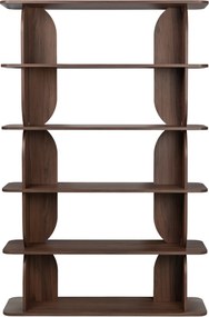 Regál Loocky 181,5 cm ořech Warmia