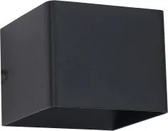 Brilagi - LED vonkajšie nástenné svietidlo DONNANI LED/5W/230V 10 cm čierne IP44