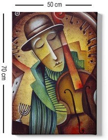 Obraz na plátne Surreal violin 50x70 cm