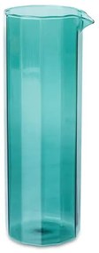HK living Sklenená karafa Teal 1,1 l