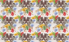 Fototapeta - Leopard v džungli (152,5x104 cm)