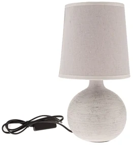 Keramická stolná lampa Luna, 29 cm, béžová