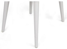 Súprava jedálenských stoličiek Tutku Black and White, 2 ks