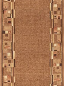 Associated Weavers, Protišmykový behúň na mieru Bombay 33, šíre 80 cm, hnedá, chodba / predsieň