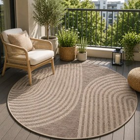 Koberec PATIO INT 5029/178 naturálny kruh