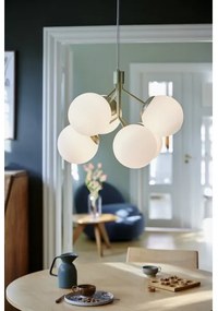 Nordlux - Luster na lanku IVONA 6xE27/28W/230V zlatá