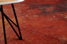 Vlnený koberec OMEGA TOGO Abstrakt, červený