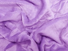 XPOSE® Detská mikroplyšová plachta Exclusive - levandulová 70x140 cm