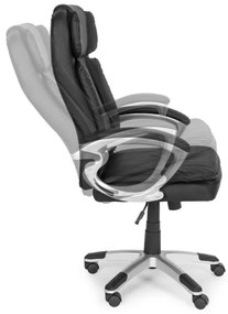 Ergonomická kožená kancelárska stolička s dvojitou výplňou