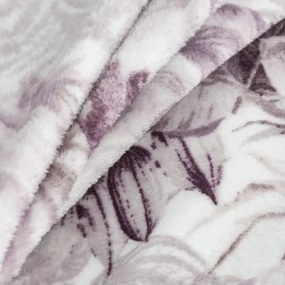 Deka DAVOS 2 fialová / sivá
