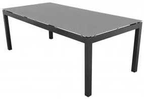 Doppler SALERNO MIAMI sivé - hliníkové záhradné sedenie 6+1/ stôl 150x90