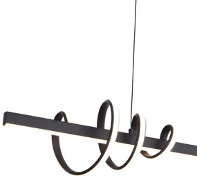 ONLI - LED Luster na lanku SWING LED/30W/230V 4000K čierna