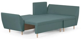 MEGA AKCE Rozkládací rohová sedací souprava ALEX Zelená