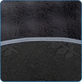 Koberec Rabbit Bubble sivý kruh