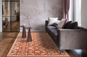 Koberec SOHO 477.07.LA300 OSTA naturálny terakotový / nebeský