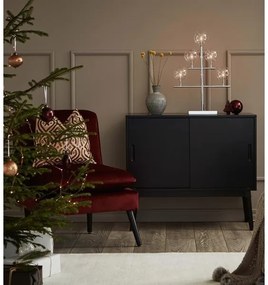 Markslöjd 704820 - Vianočný svietnik MAESTRO 5xE5/0,8W/230/12V chróm