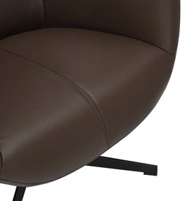 Kreslo VOGUE otočné o 360° hnedá