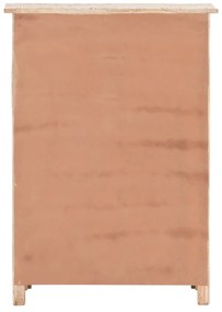 furniture-nabytek.cz - Masívna komoda Highboard Caribou z mangového dreva, lakovaná, prírodná farba