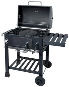 Gril na drevené uhlie čierna