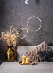 STAR TRADING Čajová LED sviečka Flamme Beige 4 cm – set 2 ks