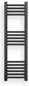 Erga Puerto, vykurovacie teleso 1000x300 mm, 343W, čierna matná, ERG-LAV-GRZE-BK-30100