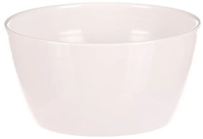 Keramický obal na kvety Terakota, pr. 15 cm, biela