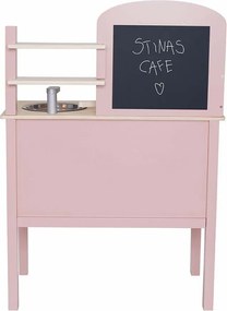 Detská drevená kuchyňa - ružová