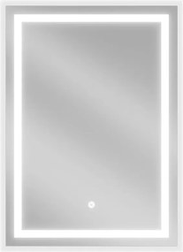 Mexen Miko, LED kúpeľňové zrkadlo s podsvietením 50 x 70 cm, 6000K, ochrana proti zahmlievaniu, 9819-050-070-611-00