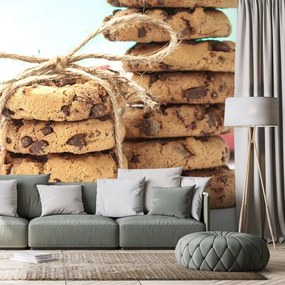 Samolepiaca fototapeta americké cookies sušienky - 300x200