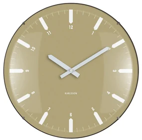 Nástenné hodiny Realista Dome Karlsson KA6086GR, 35cm