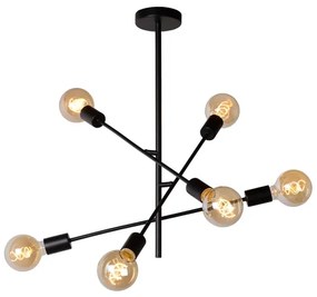 Lucide 21119/06/30 - Luster na tyči LESTER 6xE27/40W/230V