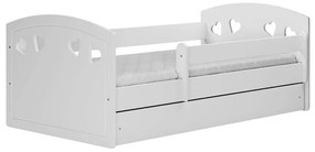 Detská posteľ Julia +SZ+M biely 80x160