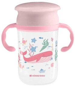 Hrnček trénovací 360 ° 300ml 12m + Deep Sea Pink