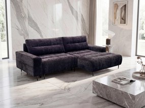 XXXLutz ROHOVÁ SEDAČKA, textil, černicová MID.YOU - Sedačky - 000084003806