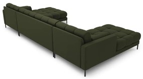 Zelená rohová pohovka do "U" Bali – Cosmopolitan Design