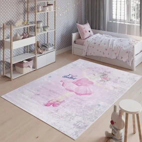 Detský koberec pre milovníčky baletu Šírka: 120 cm | Dĺžka: 170 cm