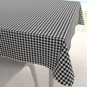 Biante Bavlnený štvorcový obrus Sandra SA-060 Čierno-biele kocky 60x60 cm
