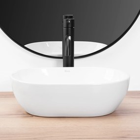 Umývadlo na dosku Rea Amelia Mini 38 cm biele