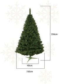 Foxigy Vianočný stromček Jedľa 250cm Classic