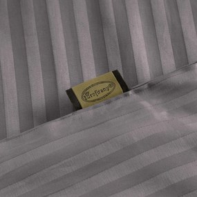 SATÉNOVÉ OBLIEČKY VERA 200X220 CM, 2 KS 70X80 CM SIVÉ