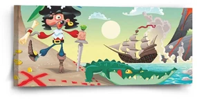Sablio Obraz Pirát - 110x50 cm