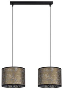 Luster na lanku REZO 2xE27/60W/230V zlatá