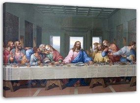 Obraz na plátně Poslední večeře da Vinci - 60x40 cm