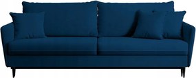 Pohovka trojsedačka Vivaldio (modrá čierna)