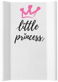 NELLYS Prebaľovacia podložka, tvrdá MDF, Little Princess, 50 x 70cm, biela
