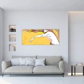 Obraz - Dievča (120x50 cm)