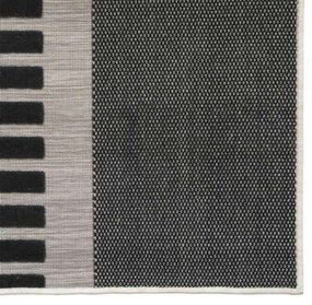 Sivý koberec GEO RELIEF 120 x 170 cm