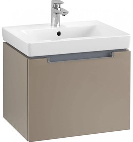 VILLEROY &amp; BOCH Subway 2.0 závesná skrinka pod umývadlo, 1 zásuvka, 537 x 423 x 420 mm, Truffle Grey, A68610VG