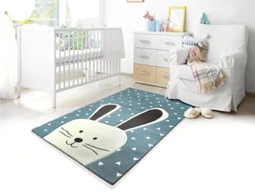 Koberce Breno Kusový koberec PASTEL KIDS 52/KVK, modrá,120 x 170 cm