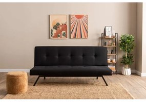 Dvojmiestná rozkladacia pohovka BAKU čierna